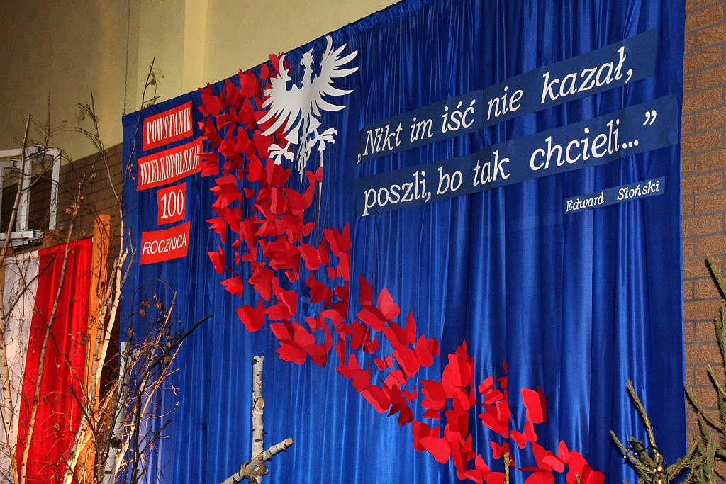 Odsłonięcie tablicy upamiętniającej Powstanie Wielkopolskie