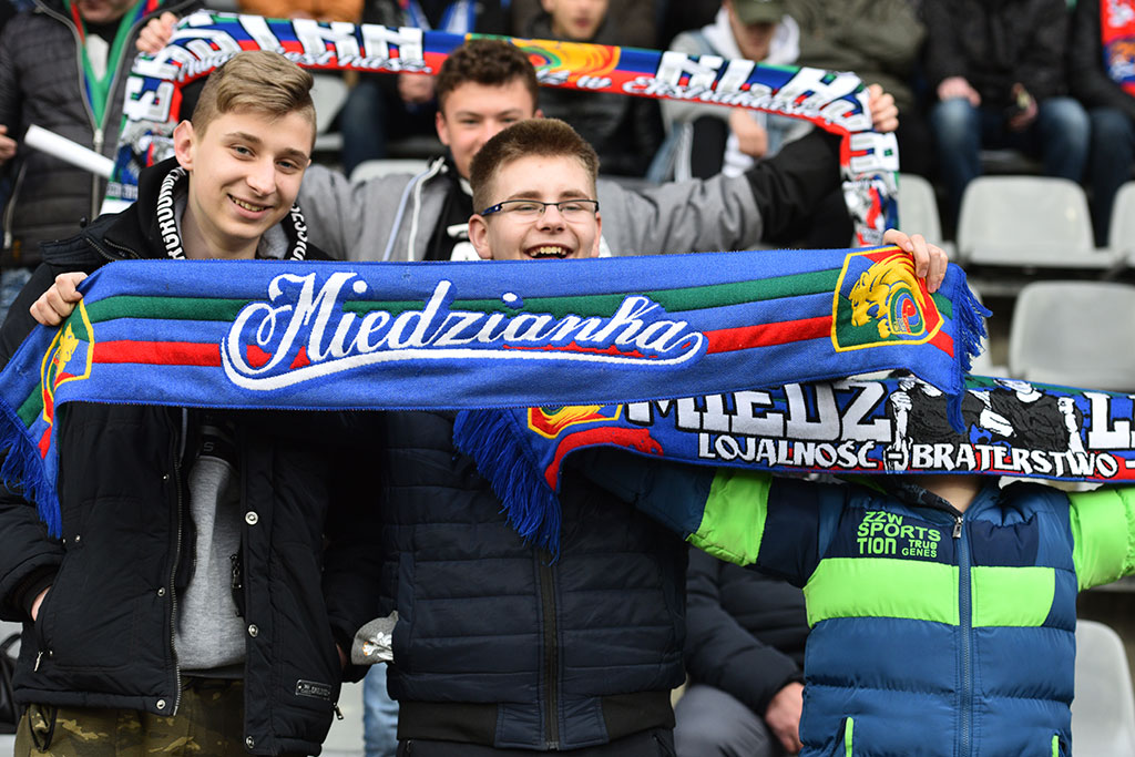 Zobaczcie jak kibicowaliście „Miedziance” na zwycięskim meczu