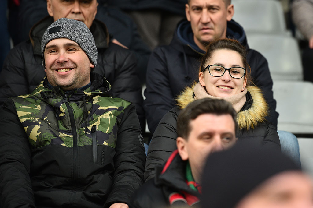 Zobaczcie jak kibicowaliście „Miedziance” na zwycięskim meczu