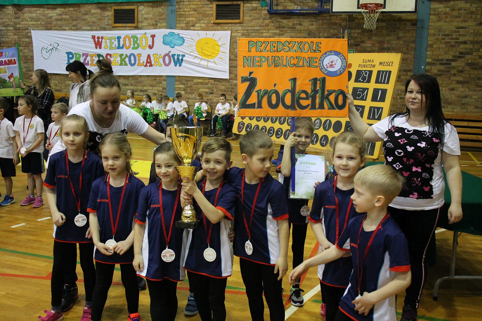 Źródełko najlepsze w legnickim wieloboju przedszkolaków