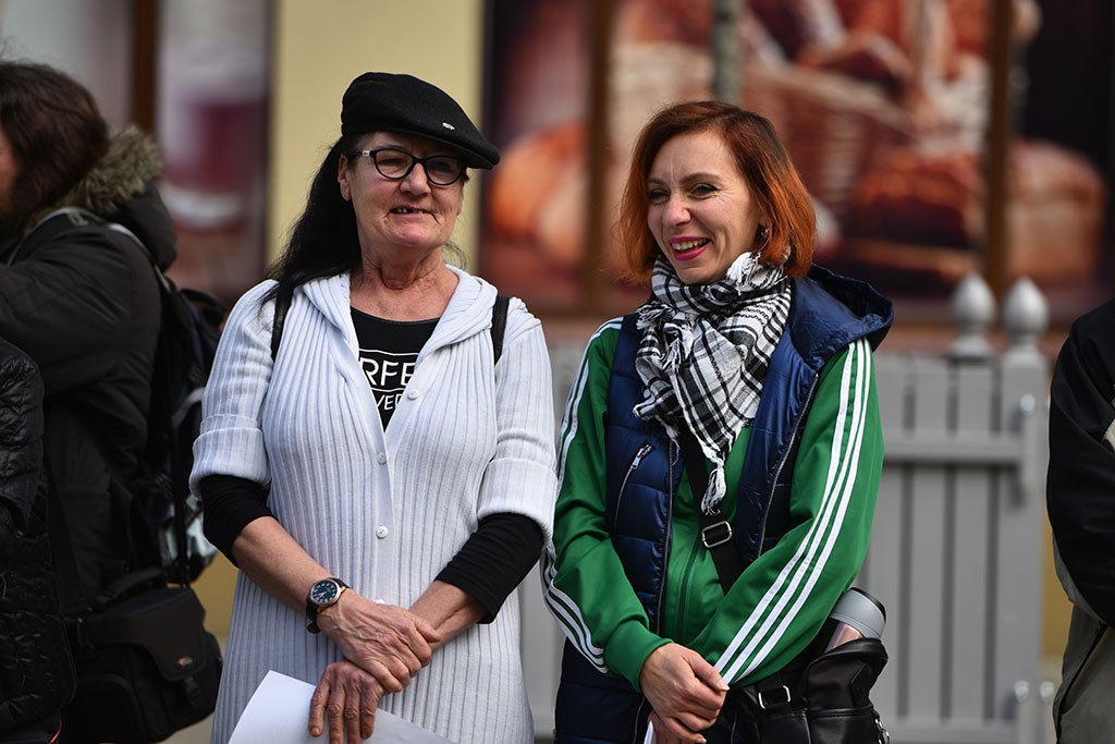 Legniczanie zaśpiewali w centrum miasta hymn Europy