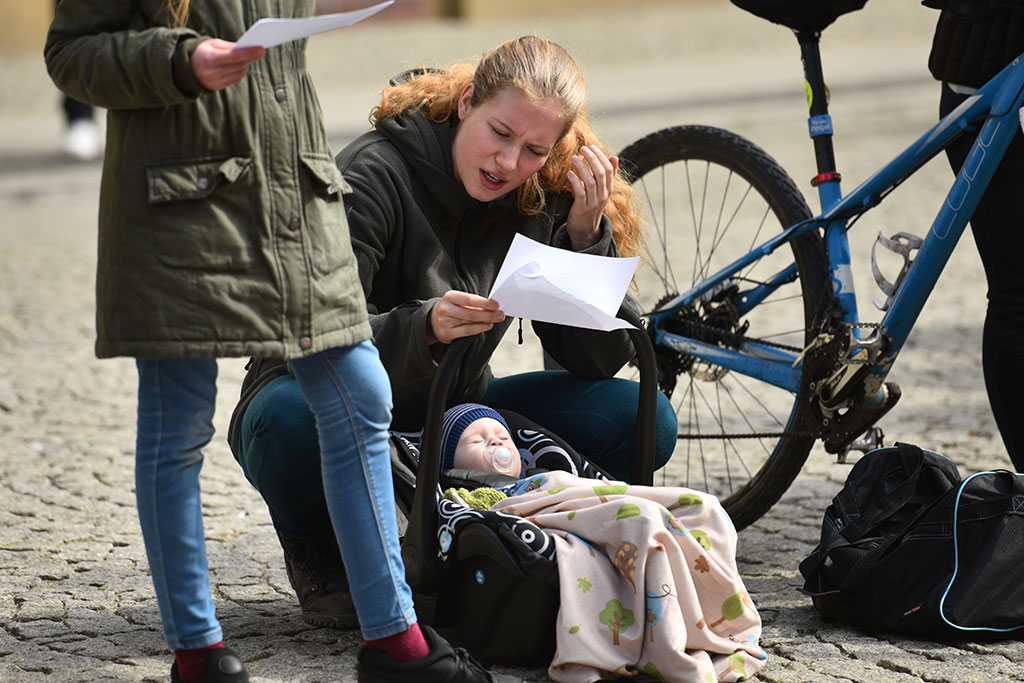 Legniczanie zaśpiewali w centrum miasta hymn Europy