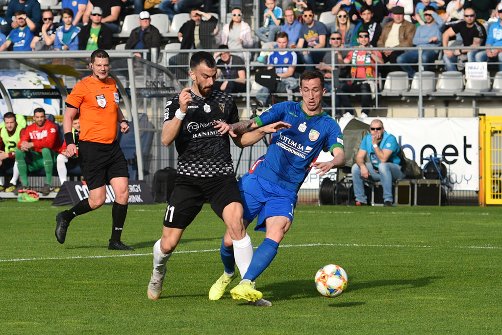Miedź Legnica - Zagłębie Sosnowiec 0:2 (0:1)