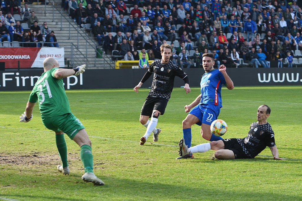 Miedź Legnica - Zagłębie Sosnowiec 0:2 (0:1)