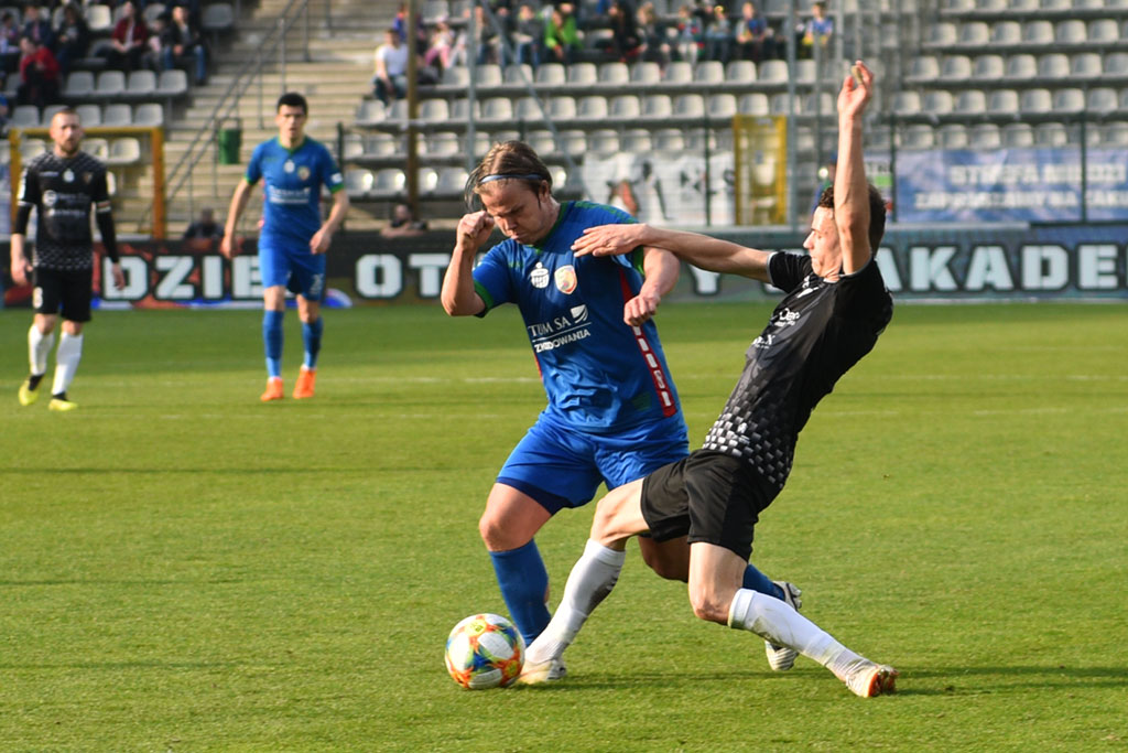 Miedź Legnica - Zagłębie Sosnowiec 0:2 (0:1)