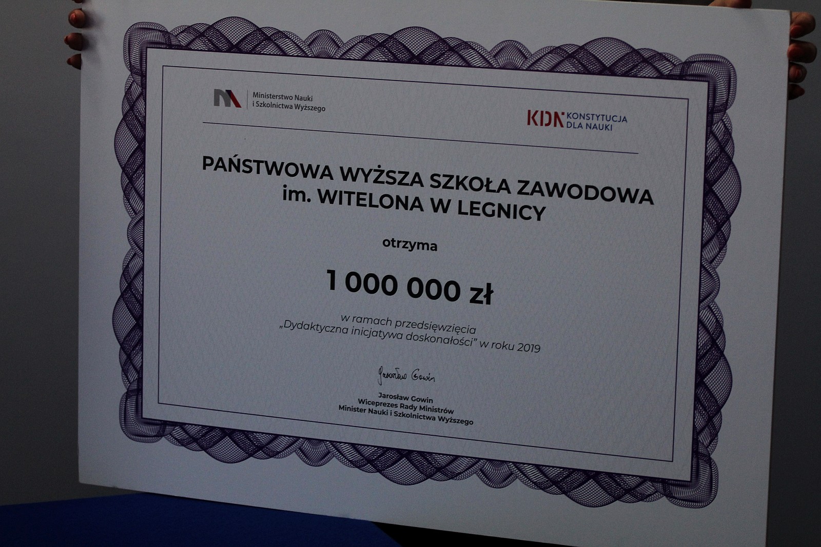 Wicepremier Jarosław Gowin odwiedził Legnicę