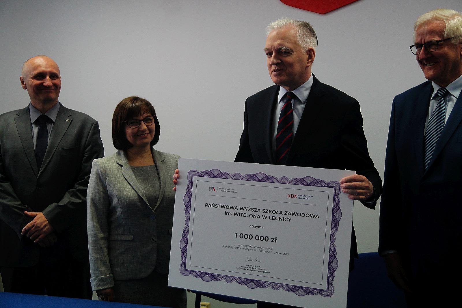 Wicepremier Jarosław Gowin odwiedził Legnicę
