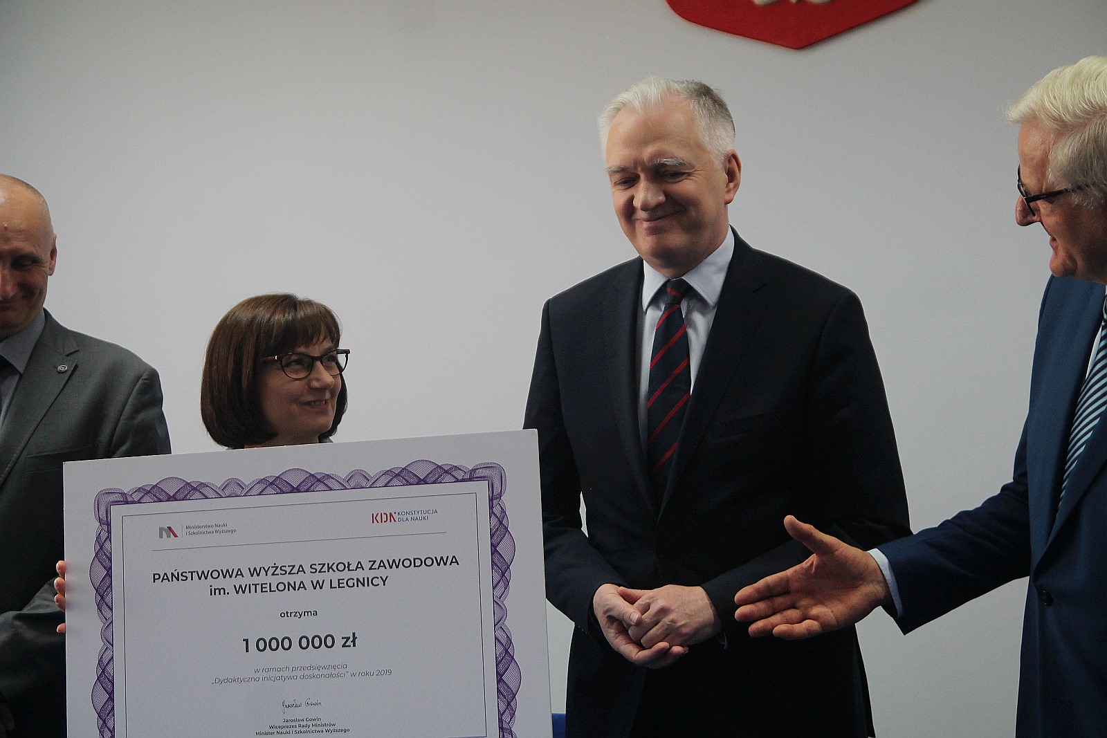 Wicepremier Jarosław Gowin odwiedził Legnicę