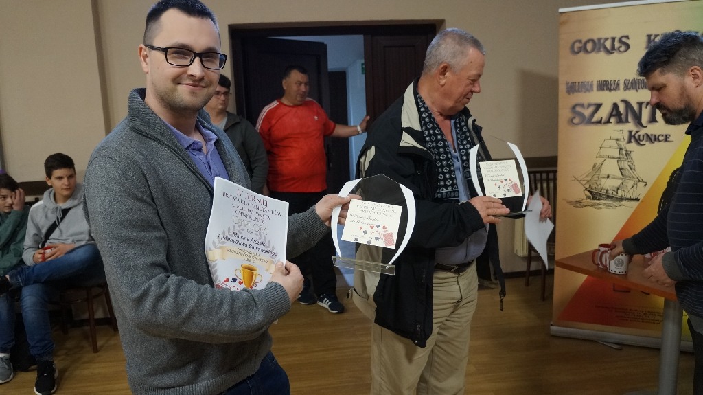Turniej Brydża dla Debiutantów o Puchar Wójta Gminy Kunice