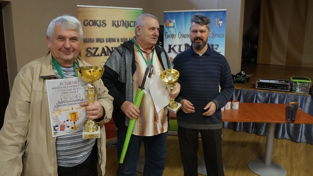 Turniej Brydża dla Debiutantów o Puchar Wójta Gminy Kunice