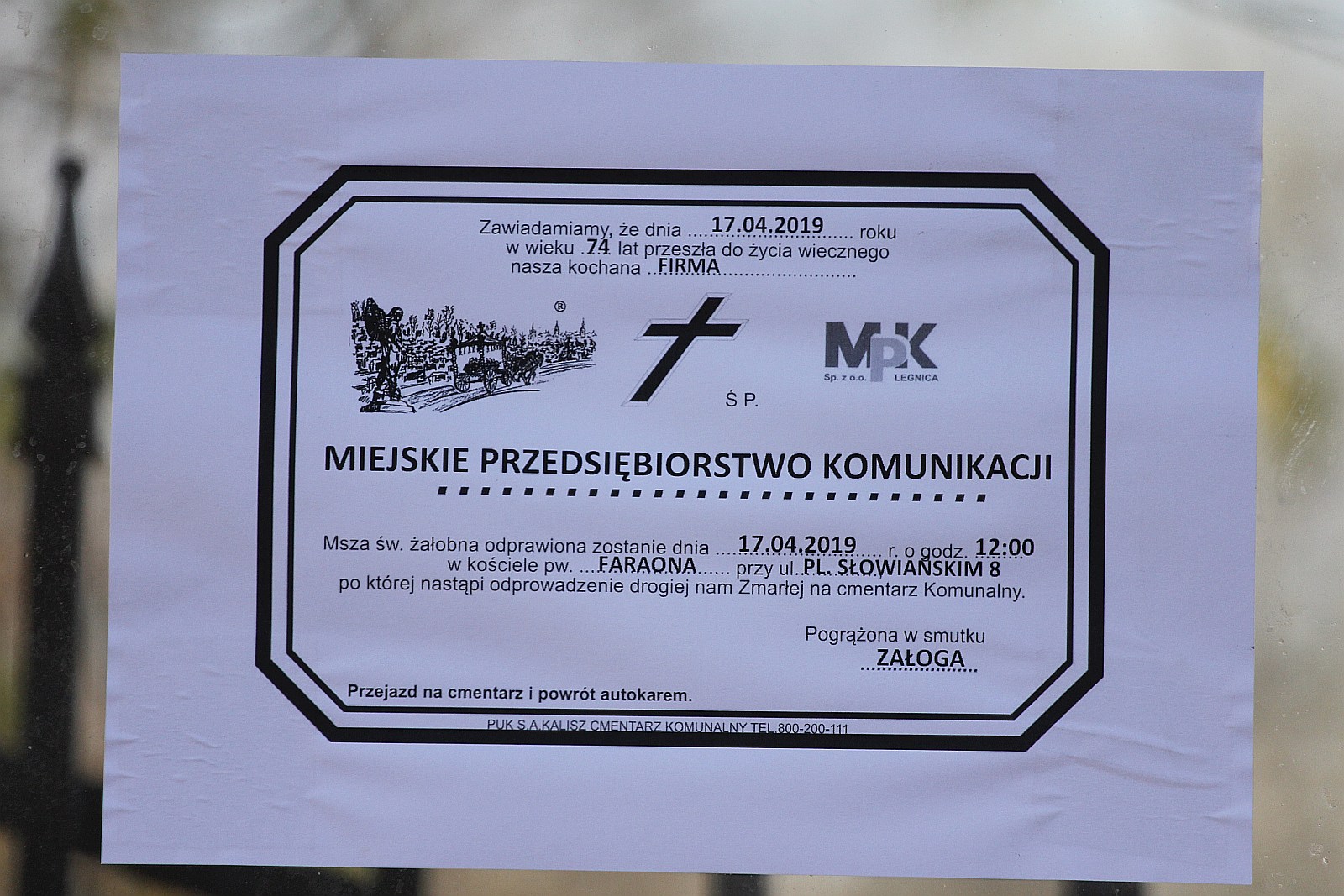 Droga do MPK z przystankami, a na końcu beczka śmiechu