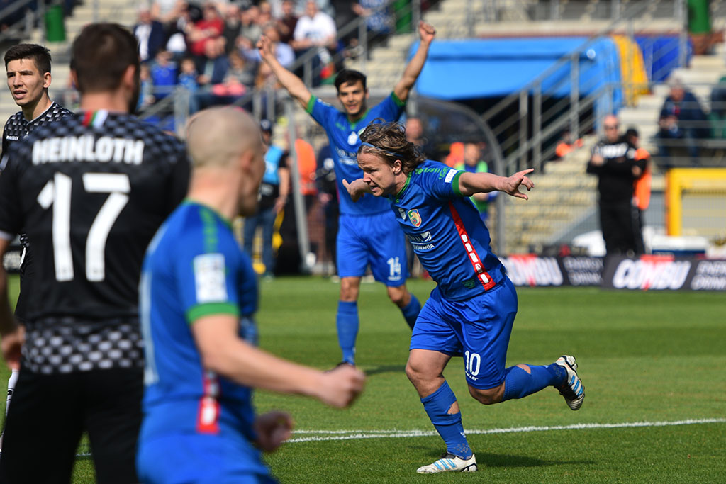 Ekstraklasa: Miedź Legnica - Zagłębie Sosnowiec 2:2 (2:1)