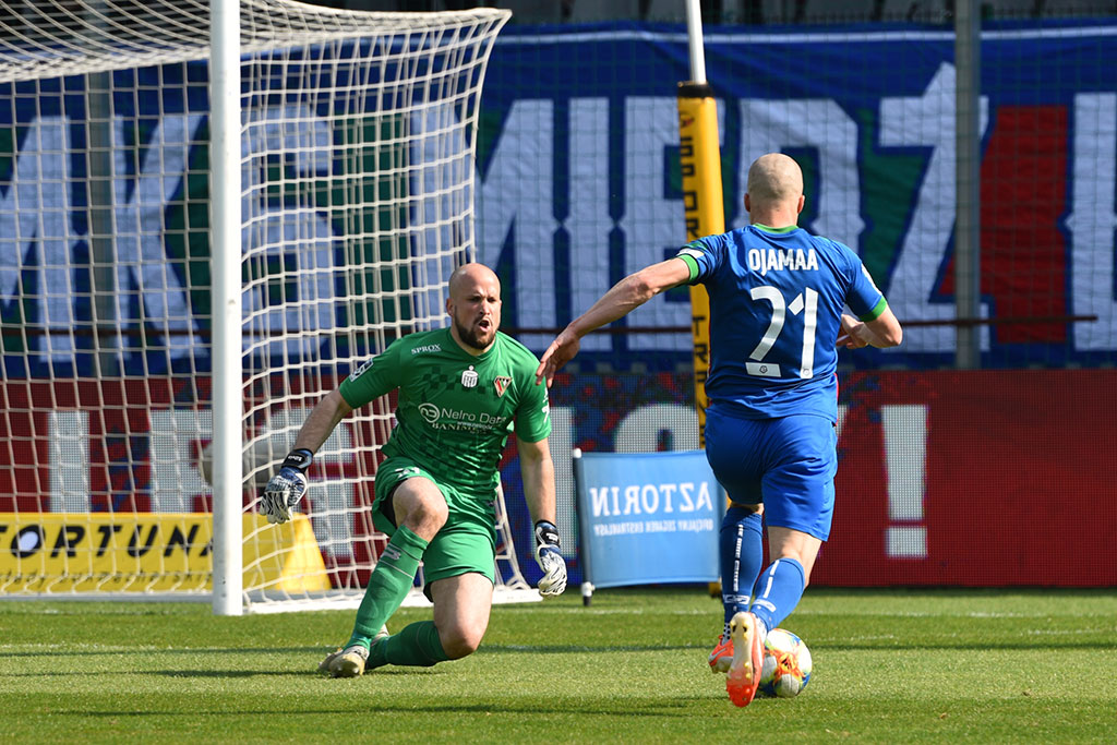 Ekstraklasa: Miedź Legnica - Zagłębie Sosnowiec 2:2 (2:1)