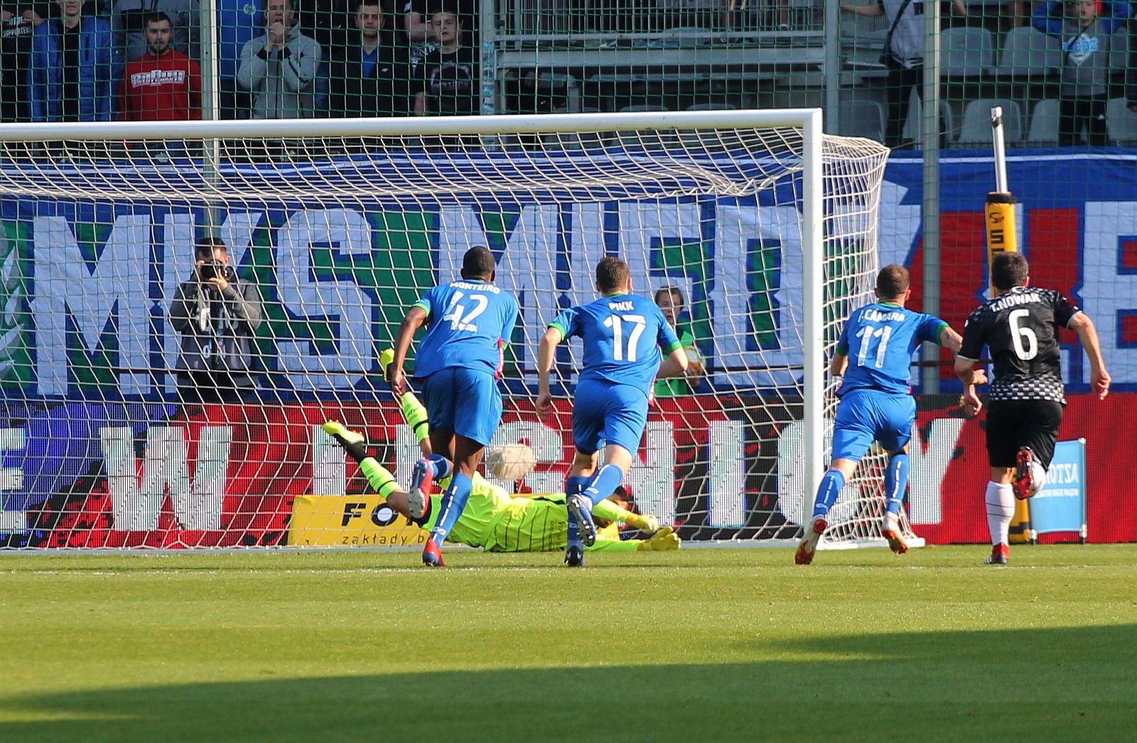 Ekstraklasa: Miedź Legnica - Zagłębie Sosnowiec 2:2 (2:1)
