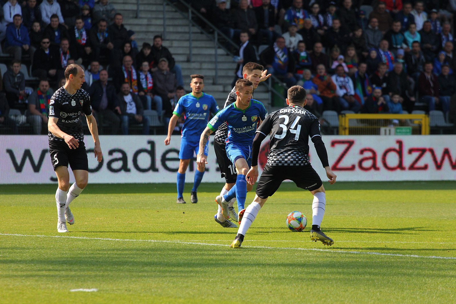 Ekstraklasa: Miedź Legnica - Zagłębie Sosnowiec 2:2 (2:1)