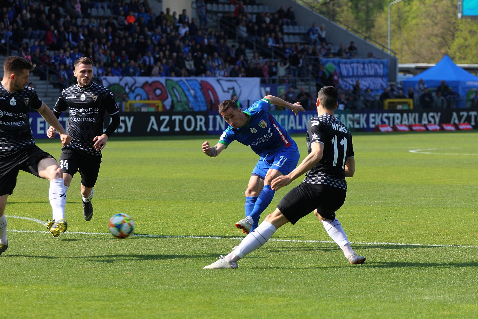 Ekstraklasa: Miedź Legnica - Zagłębie Sosnowiec 2:2 (2:1)