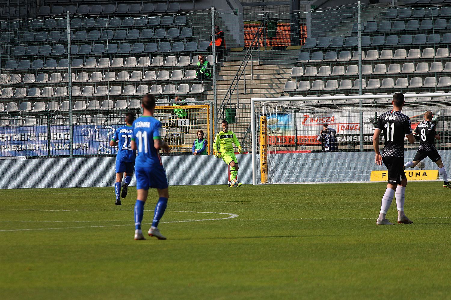 Ekstraklasa: Miedź Legnica - Zagłębie Sosnowiec 2:2 (2:1)