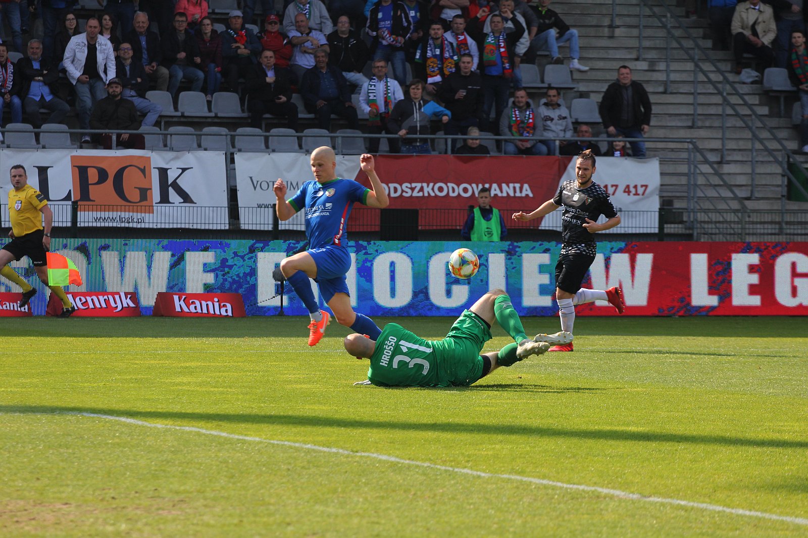Ekstraklasa: Miedź Legnica - Zagłębie Sosnowiec 2:2 (2:1)