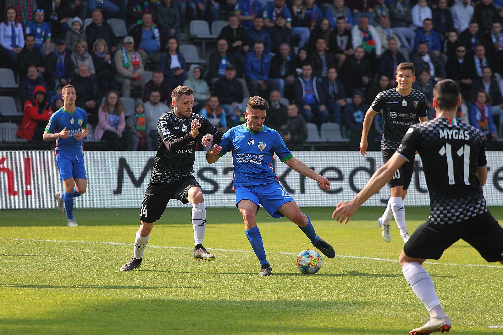 Ekstraklasa: Miedź Legnica - Zagłębie Sosnowiec 2:2 (2:1)