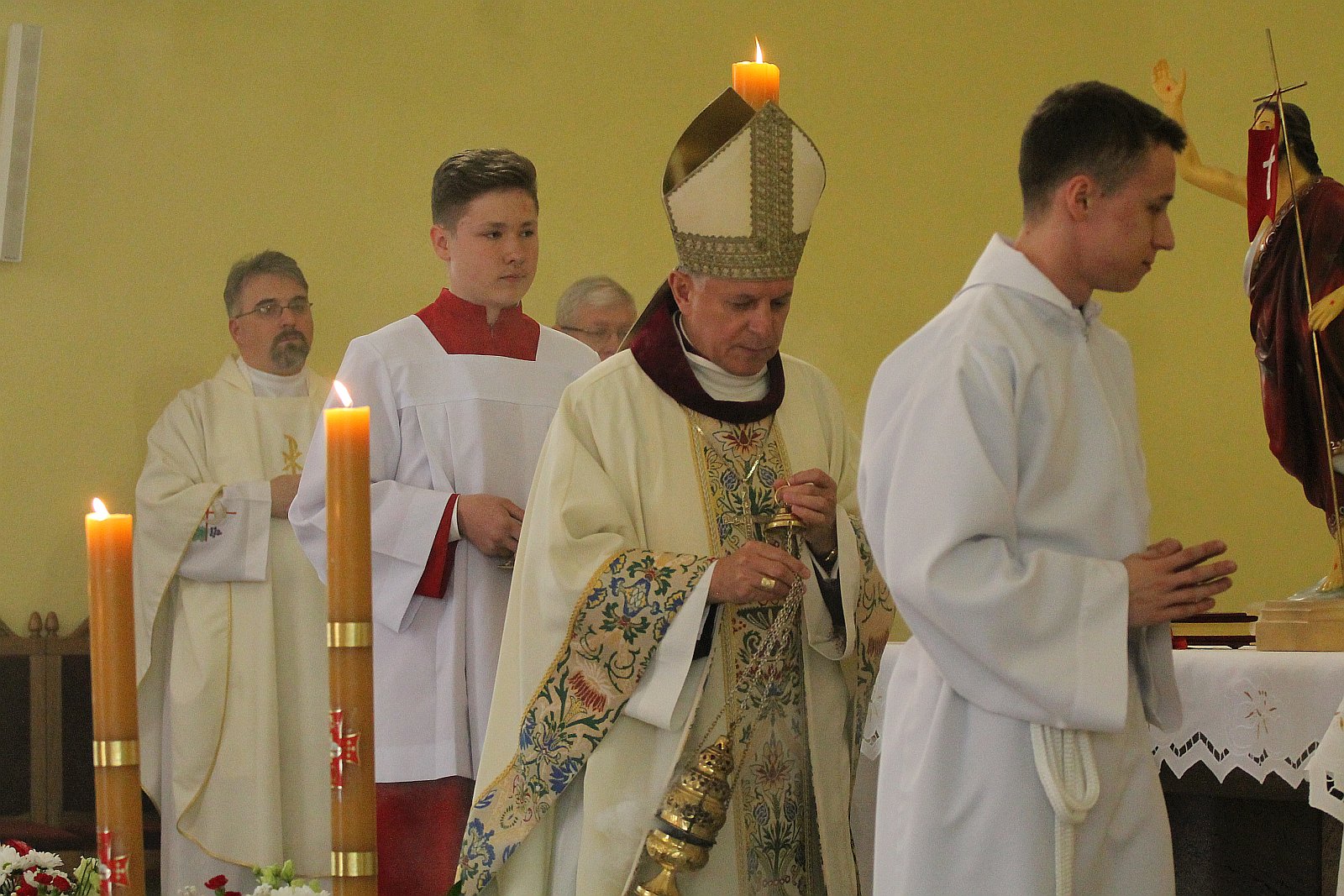 Relikwie Jana Pawła II w kościele świętego Tadeusza Apostoła