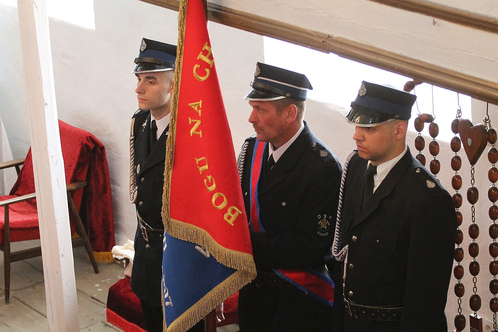 W Miłogostowicach świętowali w tym roku strażacy z gminy Kunice