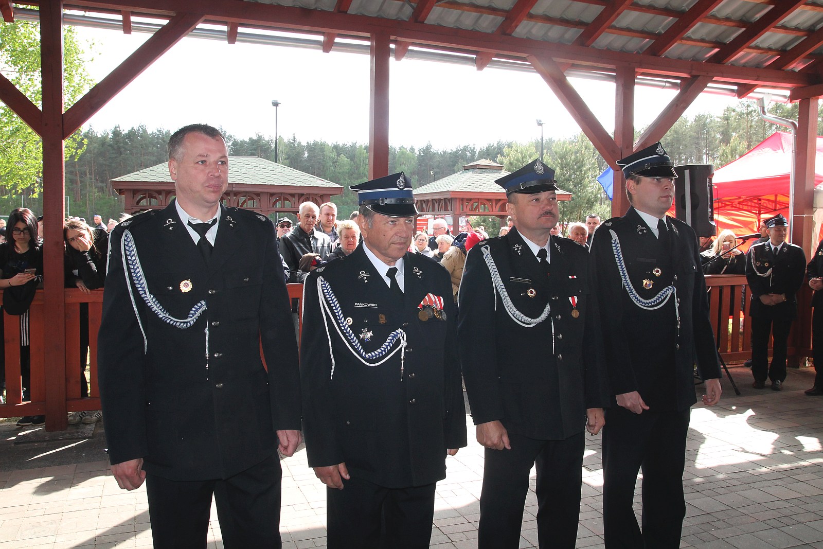 W Miłogostowicach świętowali w tym roku strażacy z gminy Kunice