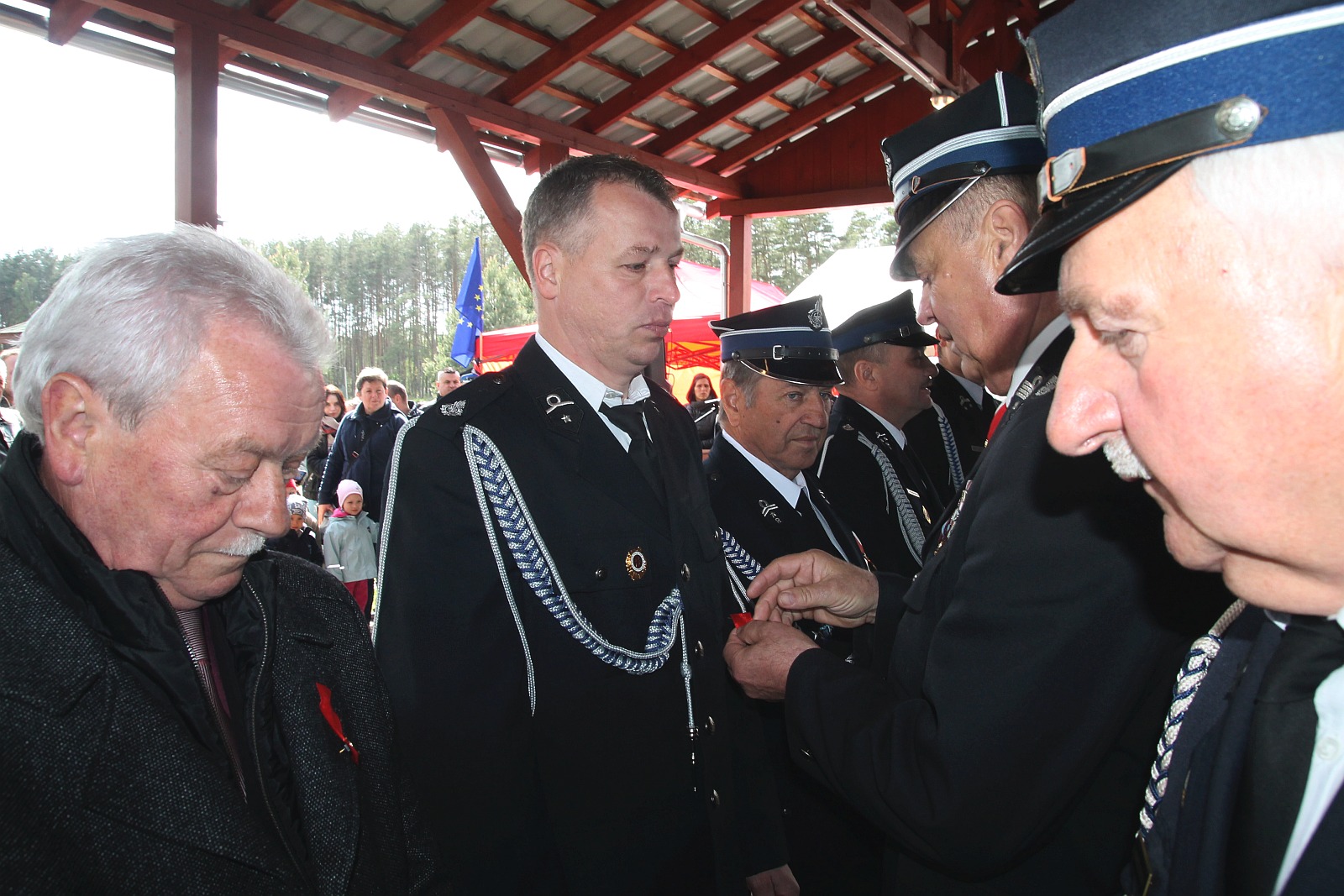 W Miłogostowicach świętowali w tym roku strażacy z gminy Kunice