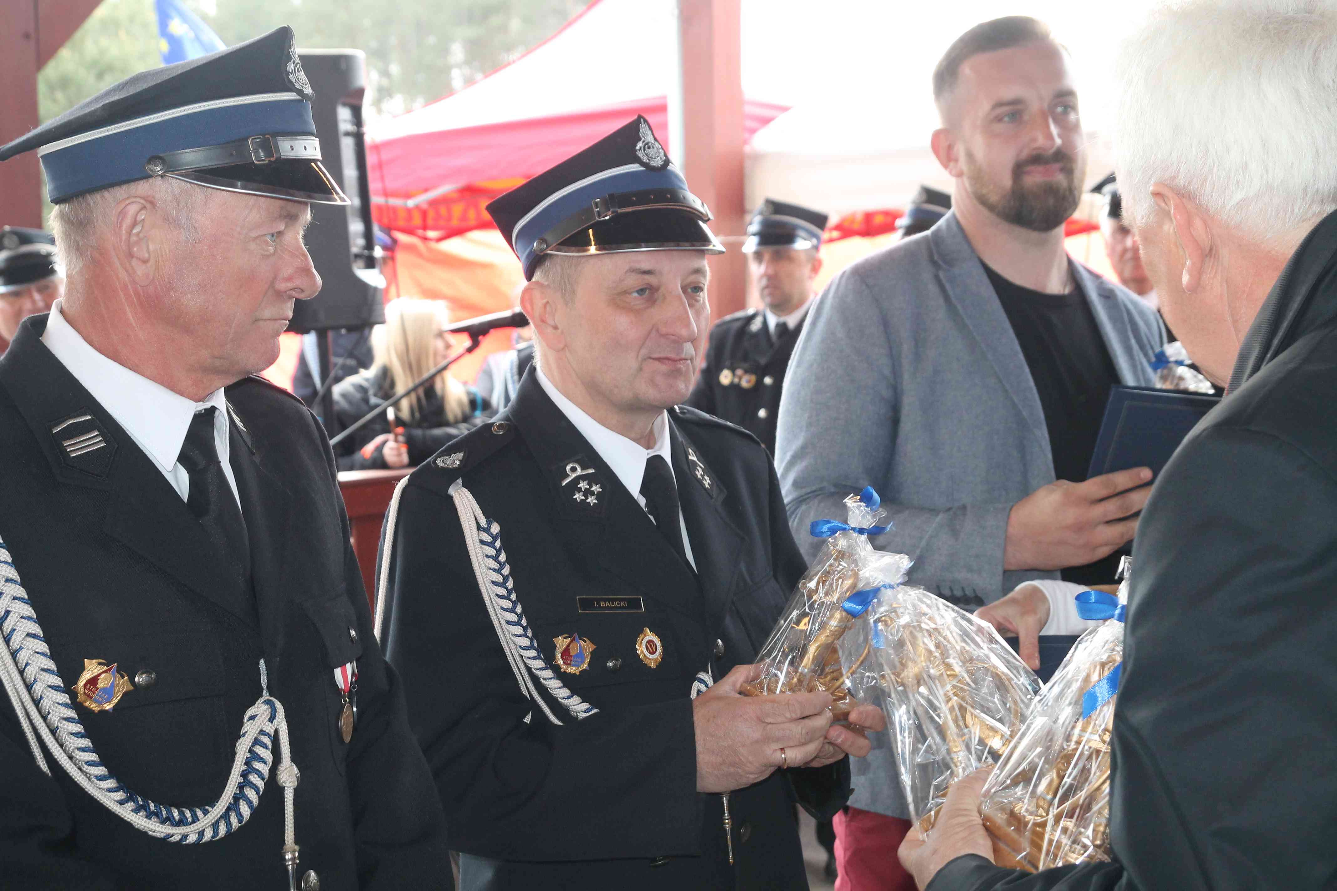 W Miłogostowicach świętowali w tym roku strażacy z gminy Kunice