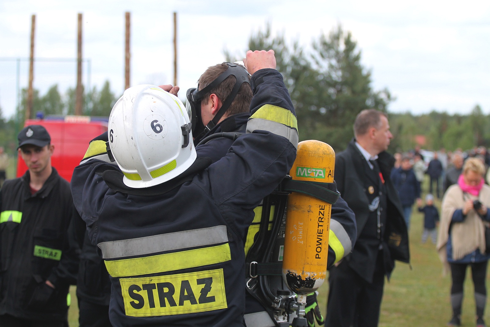 W Miłogostowicach świętowali w tym roku strażacy z gminy Kunice