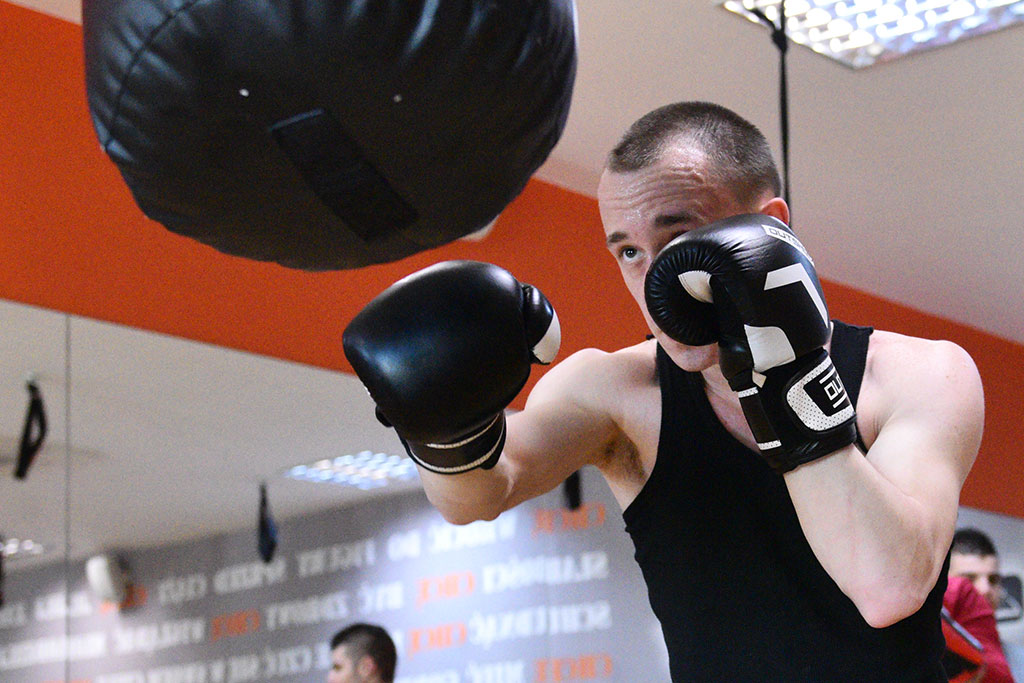Trening sekcji bokserskiej w Centrum Fitness Piekary