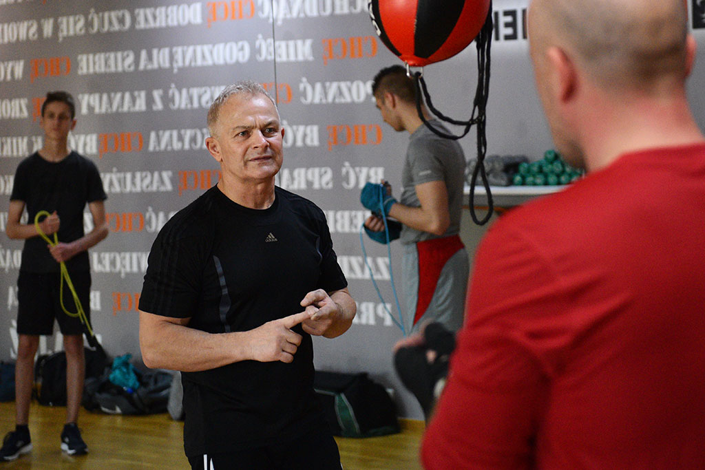 Trening sekcji bokserskiej w Centrum Fitness Piekary