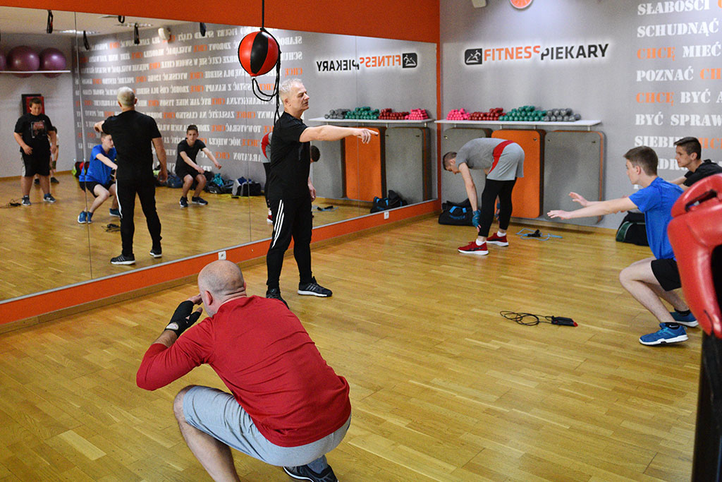 Trening sekcji bokserskiej w Centrum Fitness Piekary