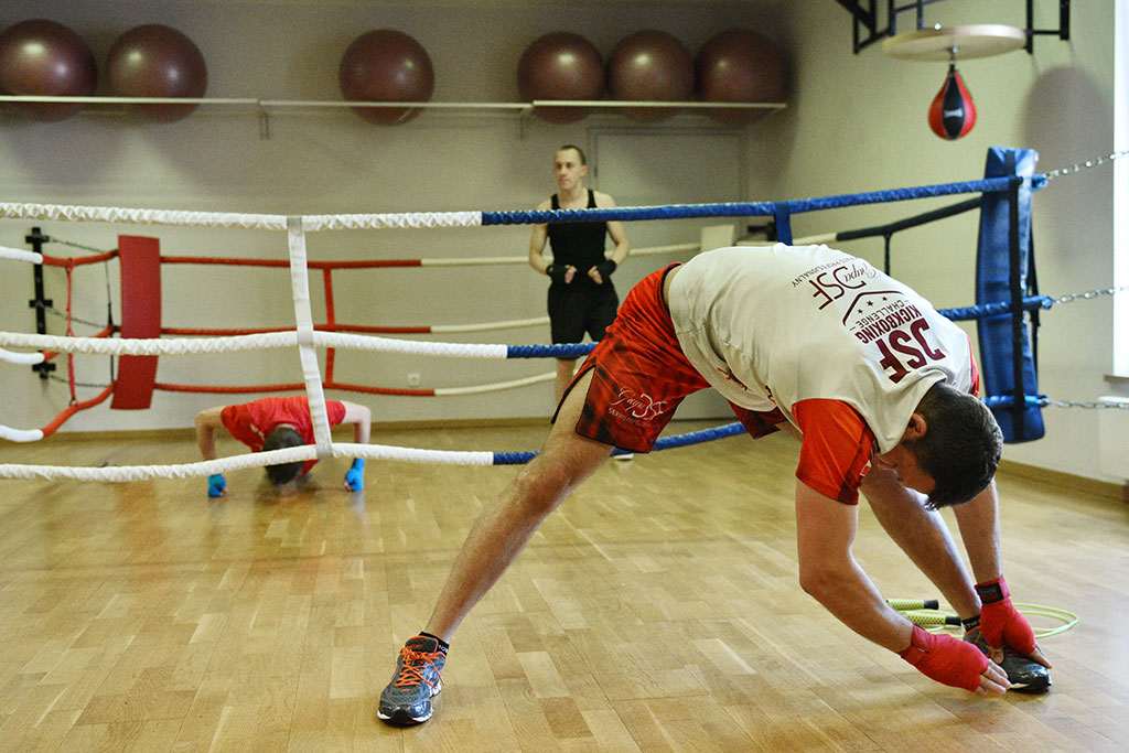 Trening sekcji bokserskiej w Centrum Fitness Piekary