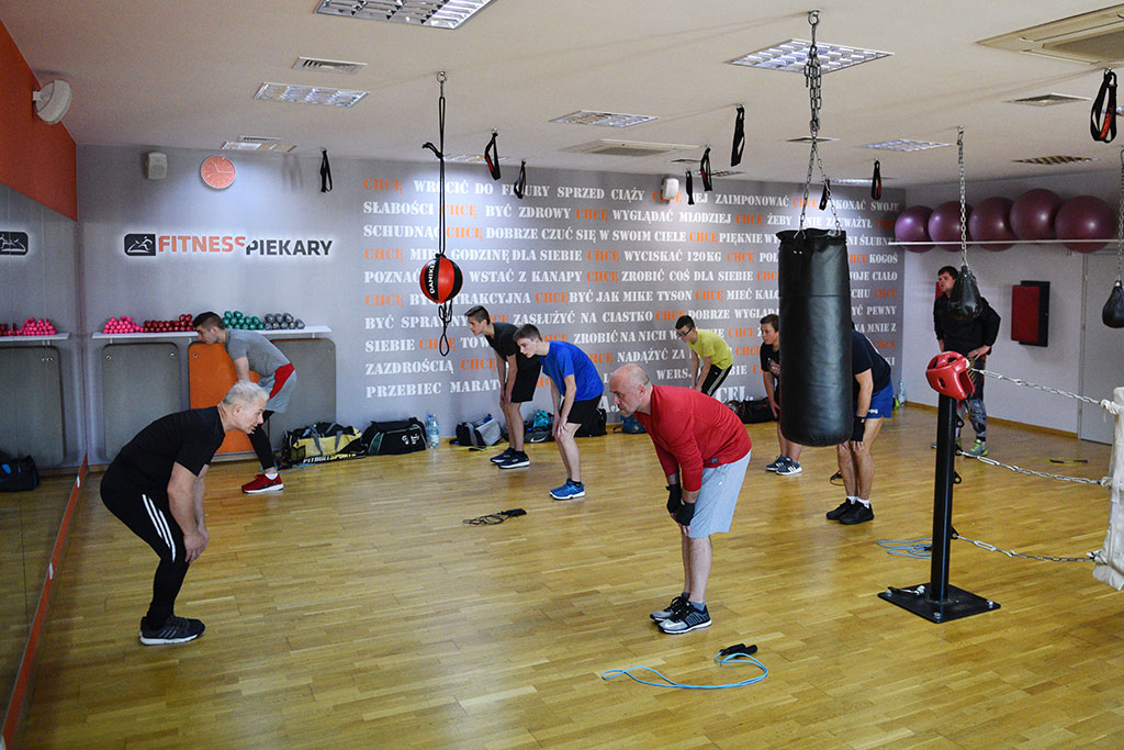 Trening sekcji bokserskiej w Centrum Fitness Piekary
