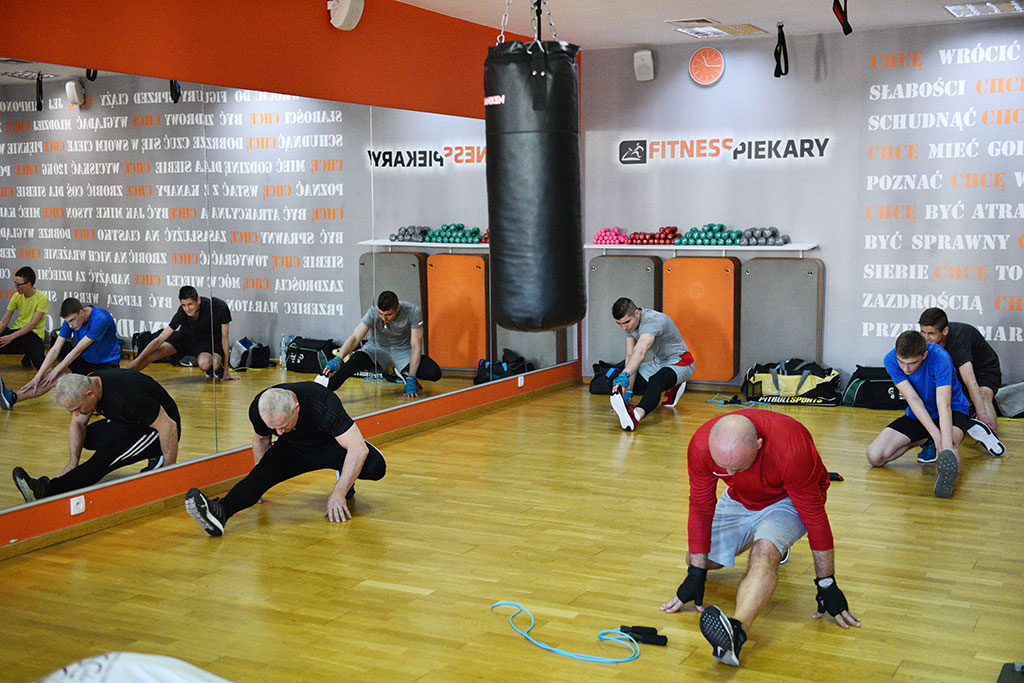 Trening sekcji bokserskiej w Centrum Fitness Piekary