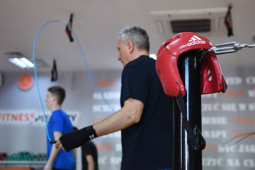 Trening sekcji bokserskiej w Centrum Fitness Piekary