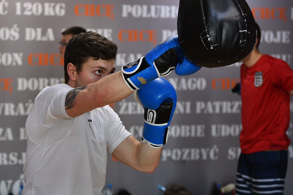 Trening sekcji bokserskiej w Centrum Fitness Piekary