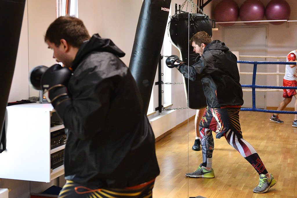 Trening sekcji bokserskiej w Centrum Fitness Piekary
