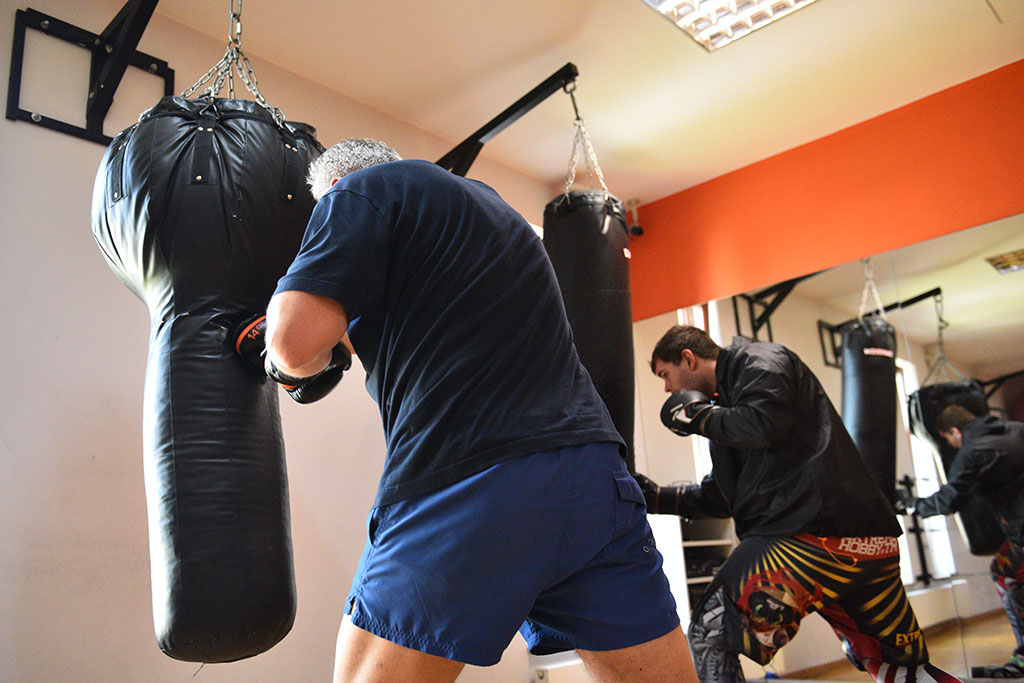 Trening sekcji bokserskiej w Centrum Fitness Piekary