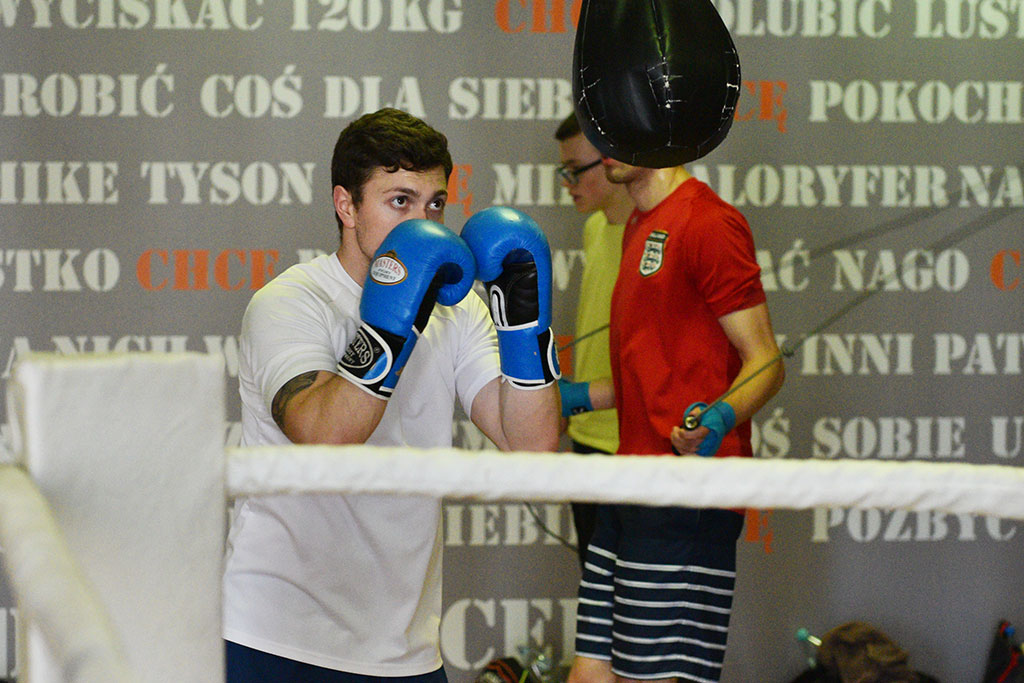 Trening sekcji bokserskiej w Centrum Fitness Piekary
