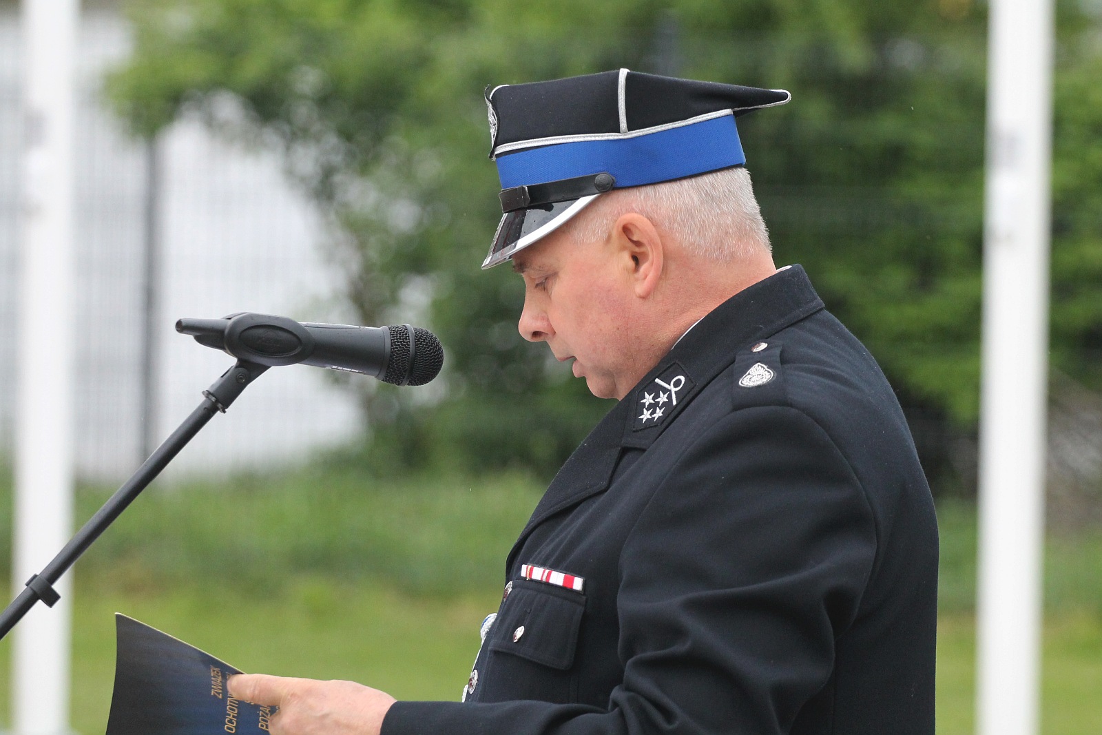 Uroczystość odsłonięcia tablicy poświęconej bohaterom