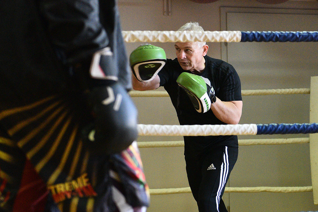 Trening sekcji bokserskiej w Centrum Fitness Piekary