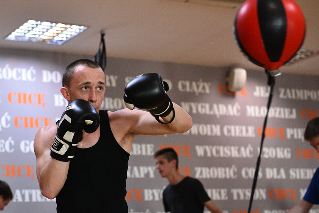 Trening sekcji bokserskiej w Centrum Fitness Piekary