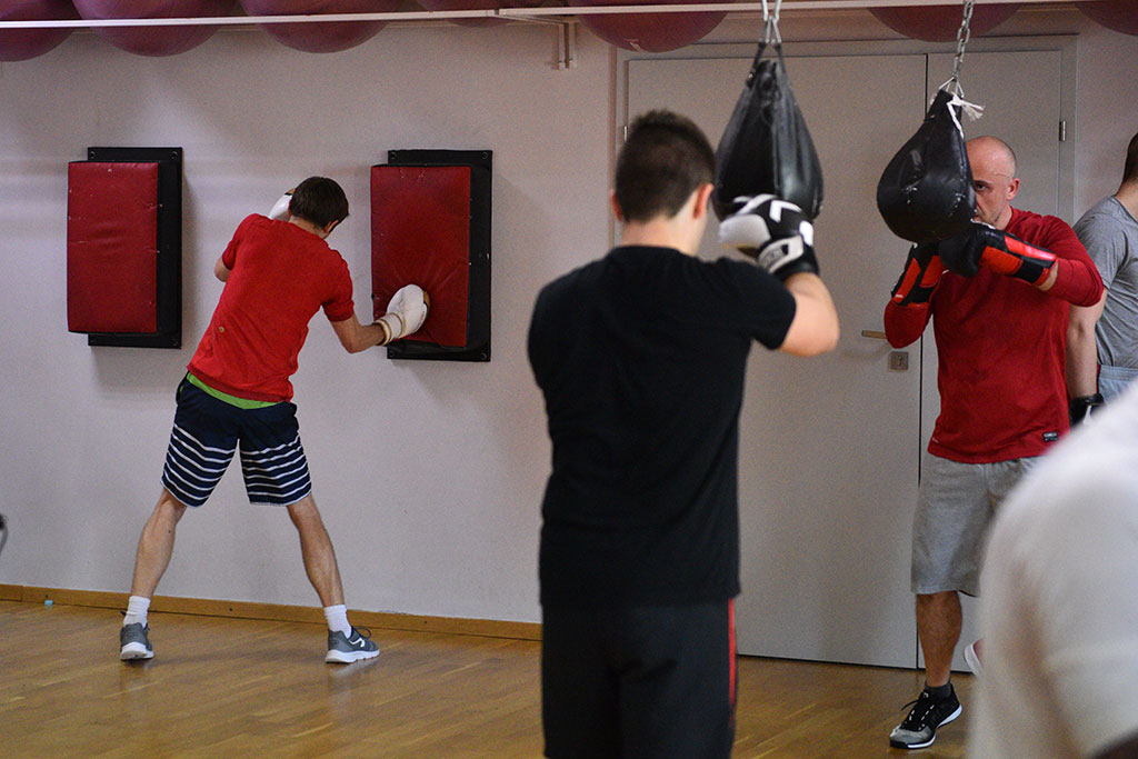 Trening sekcji bokserskiej w Centrum Fitness Piekary