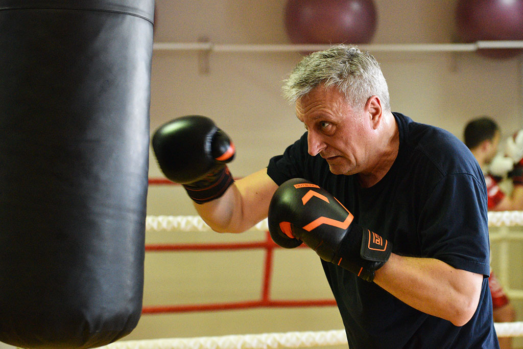Trening sekcji bokserskiej w Centrum Fitness Piekary