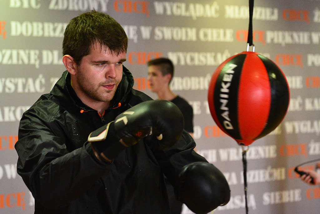 Trening sekcji bokserskiej w Centrum Fitness Piekary