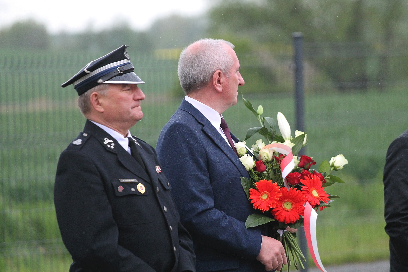 Uroczystość odsłonięcia tablicy poświęconej bohaterom