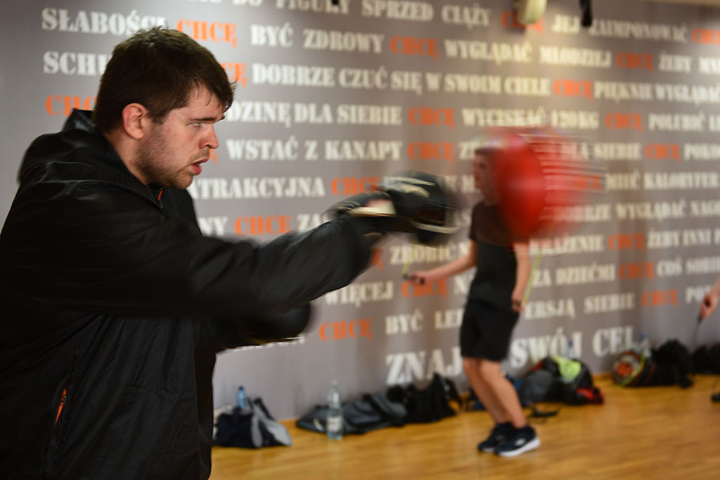 Trening sekcji bokserskiej w Centrum Fitness Piekary