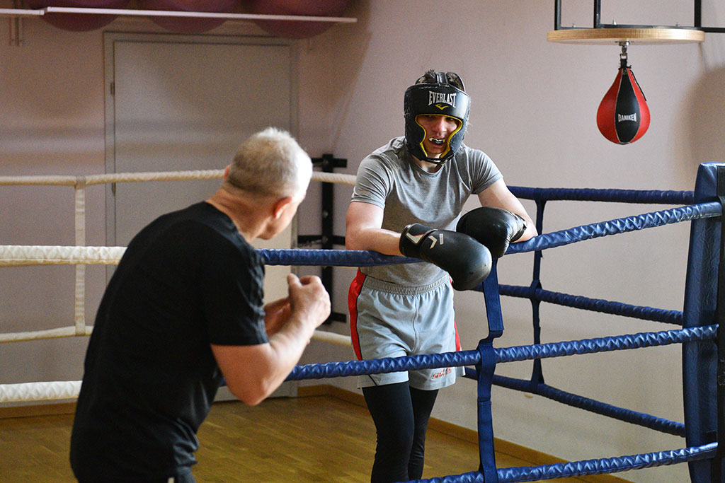 Trening sekcji bokserskiej w Centrum Fitness Piekary