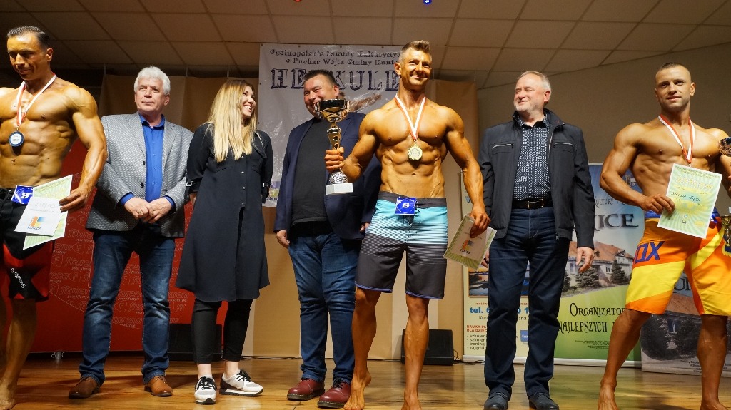 Paweł Wodyk z Gdyni najlepszym kulturystą w Kunicach
